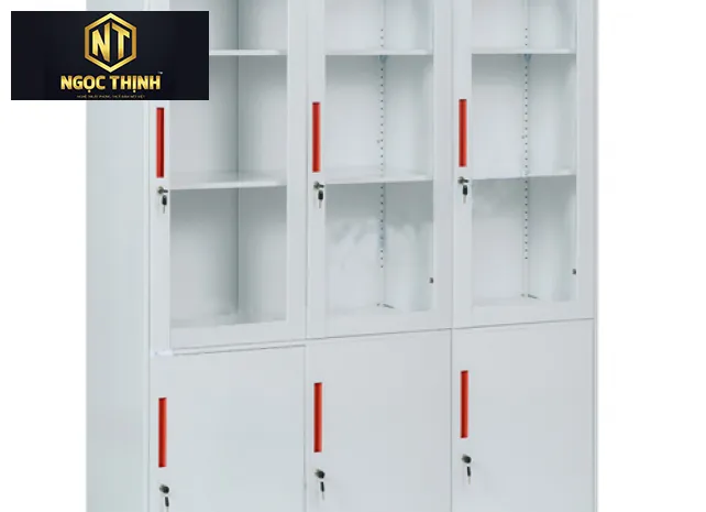 Tủ hồ sơ thép sơn tĩnh điện màu trắng  TU09K7D Tủ hồ sơ thép sơn tĩnh điện màu trắng  TU09K7D